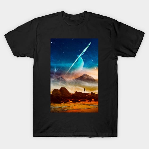 Forsaken Planet T-Shirt by SeamlessOo